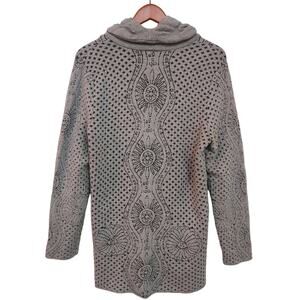 Soma Women's BEAUTIFUL Shawl Collar Cardigan Gray Size M